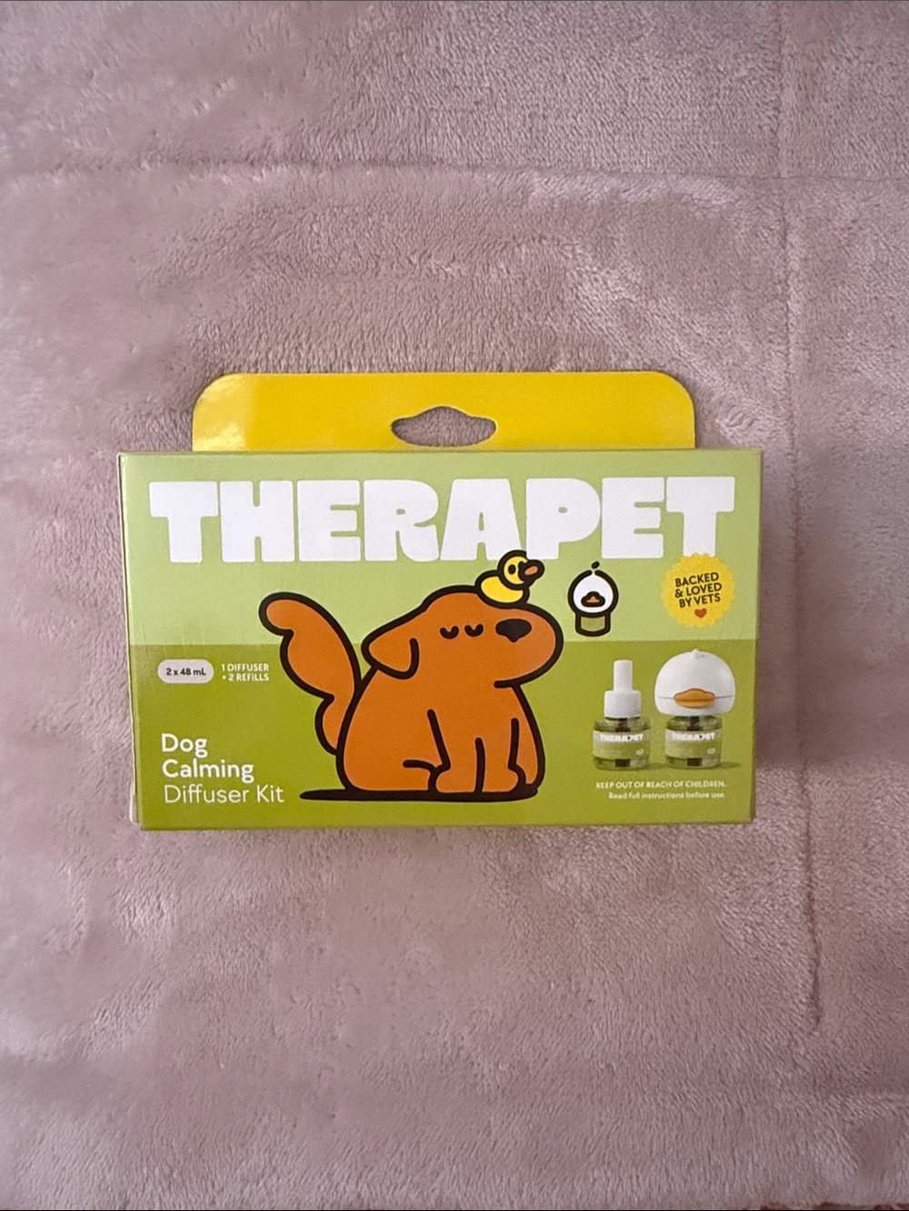 THERAPET Dog Pheromone Calming Diffuser Kit - comes with 1 Diffuser 2 Refills